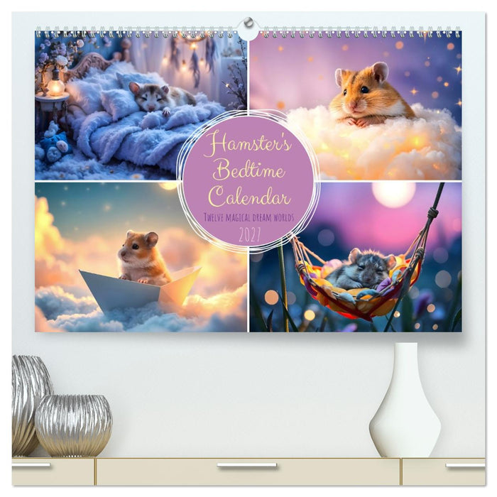 Hamster's Bedtime Calendar - Twelve magical dream worlds (CALVENDO Premium-Calendar 2027)