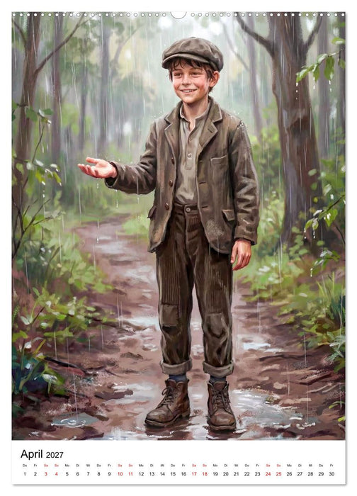 Jungen in der Belle Époque (CALVENDO Wandkalender 2027)