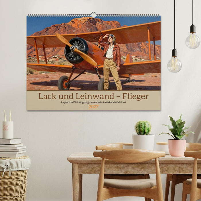 Lack und Leinwand – Flieger (CALVENDO Wandkalender 2027)