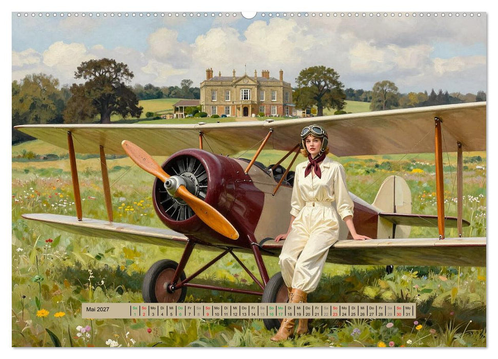 Lack und Leinwand – Flieger (CALVENDO Wandkalender 2027)