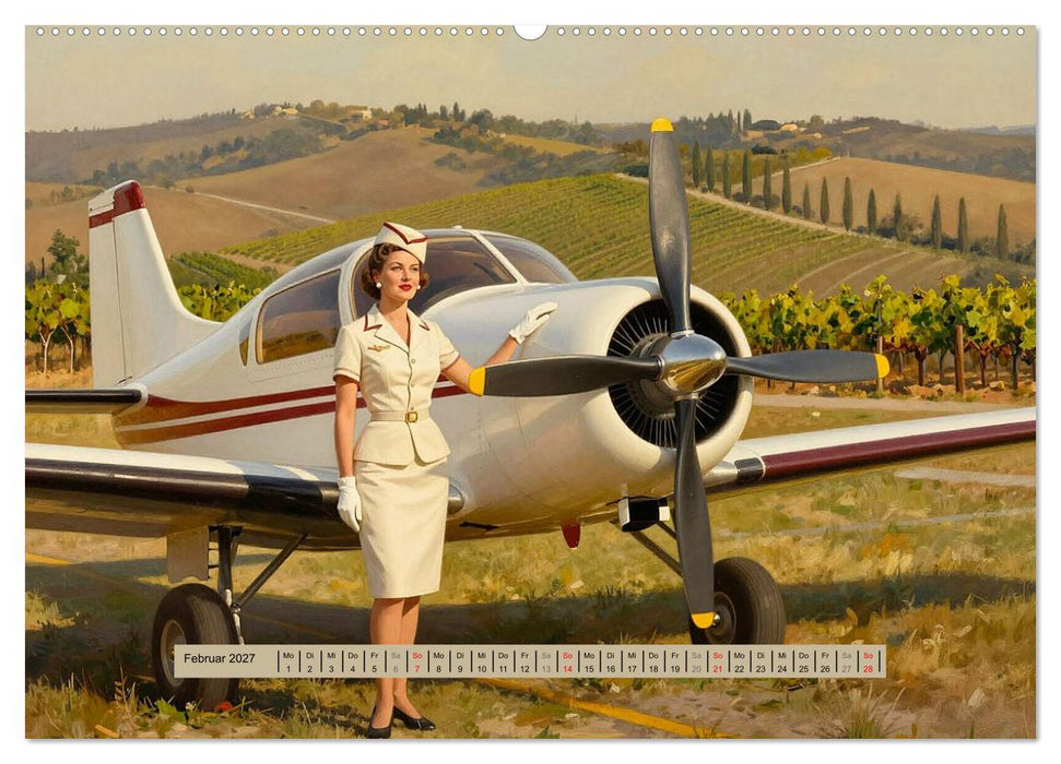 Lack und Leinwand – Flieger (CALVENDO Premium Wandkalender 2027)