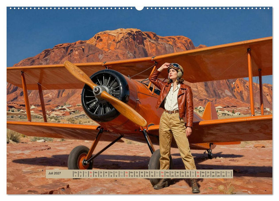 Lack und Leinwand – Flieger (CALVENDO Premium Wandkalender 2027)