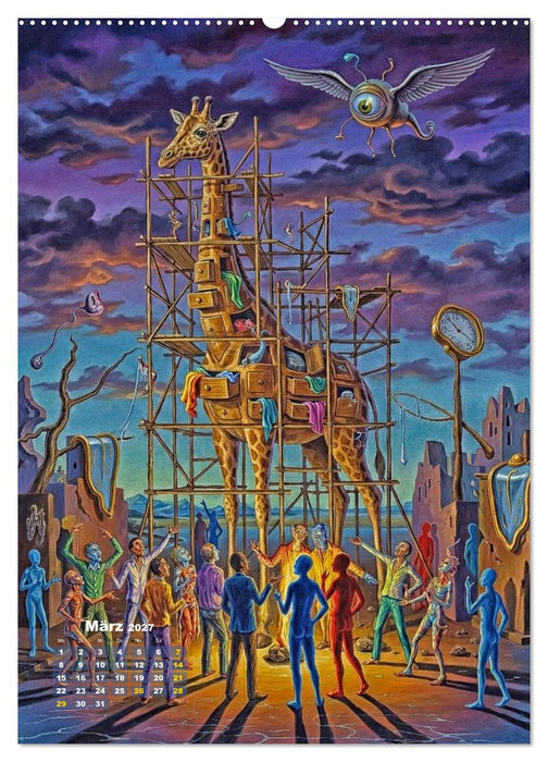 Dali und Magritte: zwei surreale Wirklichkeiten (CALVENDO Wandkalender 2027)