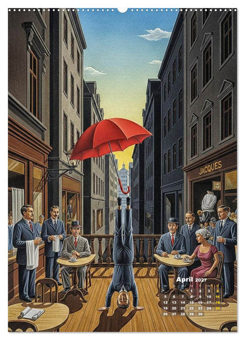 Dali und Magritte: zwei surreale Wirklichkeiten (CALVENDO Premium Wandkalender 2027)