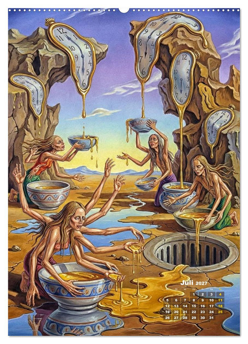 Dali und Magritte: zwei surreale Wirklichkeiten (CALVENDO Premium Wandkalender 2027)
