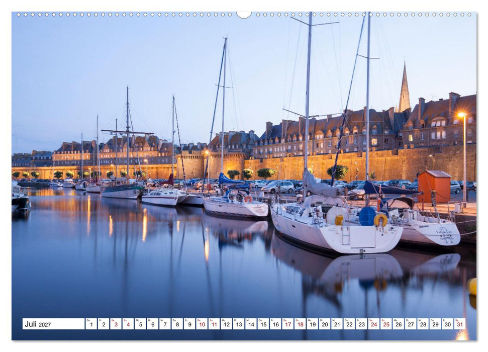 Hausbooturlaub Frankreich - Bretagne (CALVENDO Premium Wandkalender 2027)
