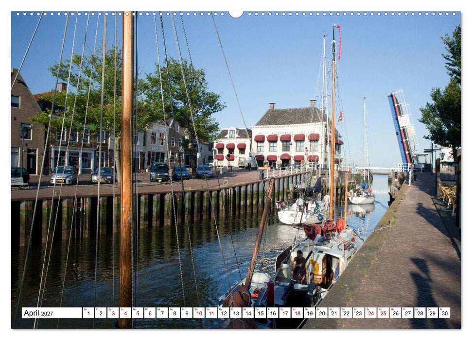 Hausbooturlaub Niederlande - Friesland und Groningen (CALVENDO Premium Wandkalender 2027)