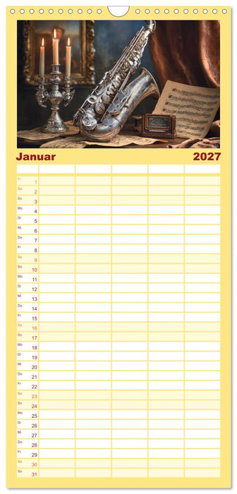 Klang der Ewigkeit (CALVENDO Familienplaner 2027)