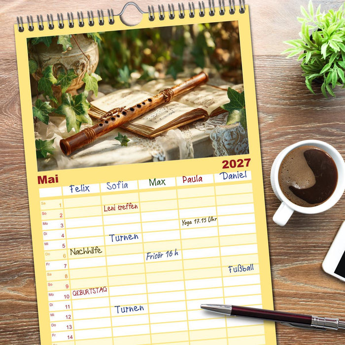 Klang der Ewigkeit (CALVENDO Familienplaner 2027)