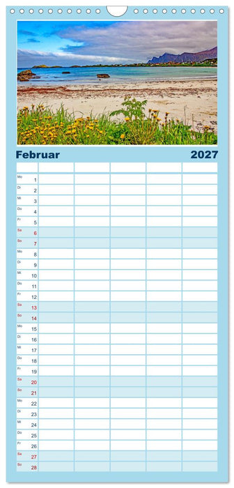 Lofoten - Norwegens Juwelen (CALVENDO Familienplaner 2027)