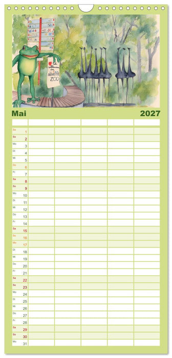 Liebenswerte Stadt Münster (CALVENDO Familienplaner 2027)