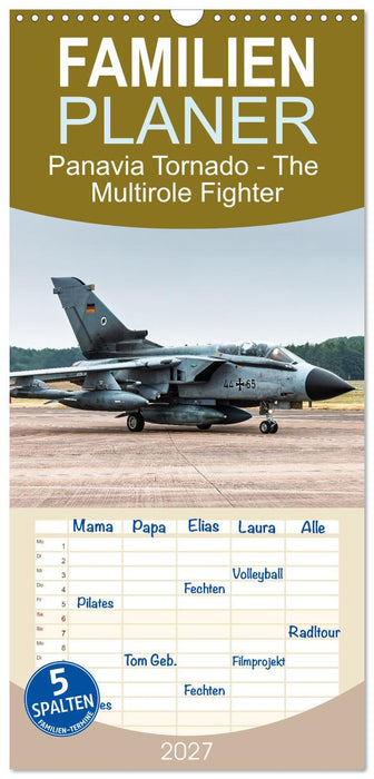 Panavia Tornado - The Multirole Fighter (CALVENDO Familienplaner 2027)