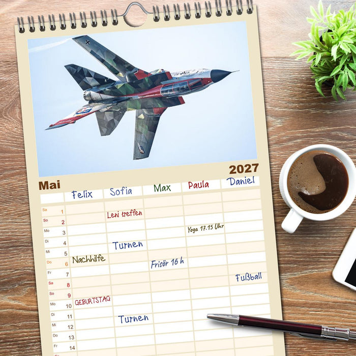Panavia Tornado - The Multirole Fighter (CALVENDO Familienplaner 2027)