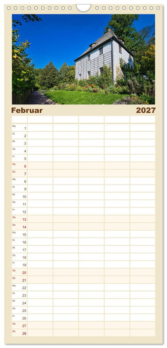 Weimar - Mit Plan durch das Jahr (CALVENDO Familienplaner 2027)
