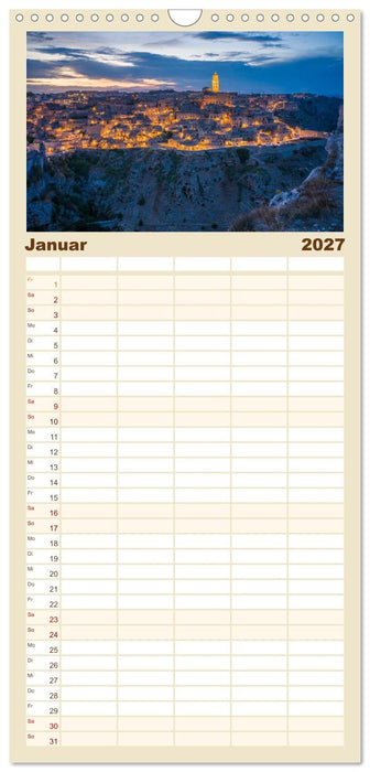 Italien - Tief im Süden (CALVENDO Familienplaner 2027)