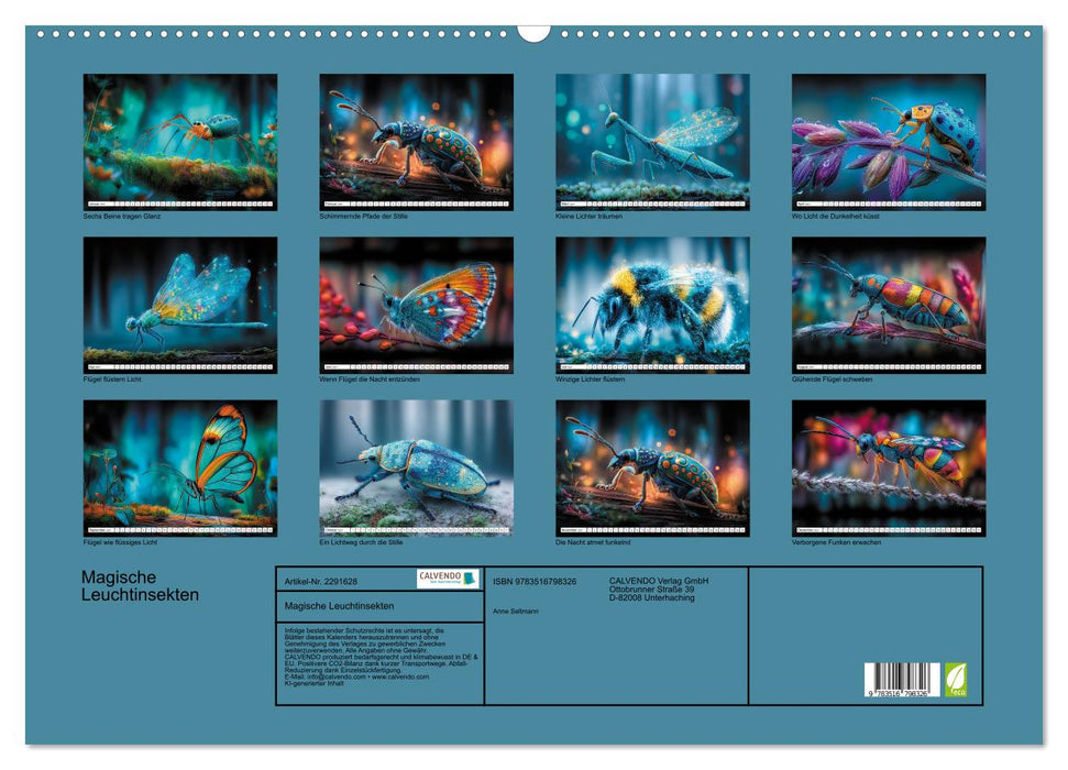 Magische Leuchtinsekten (CALVENDO Wandkalender 2027)