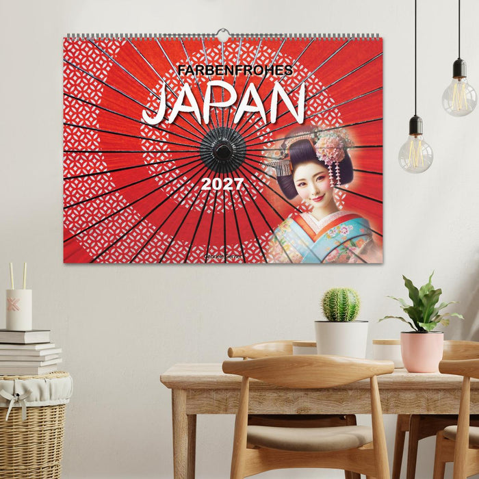 Farbenfrohes Japan (CALVENDO Wandkalender 2027)
