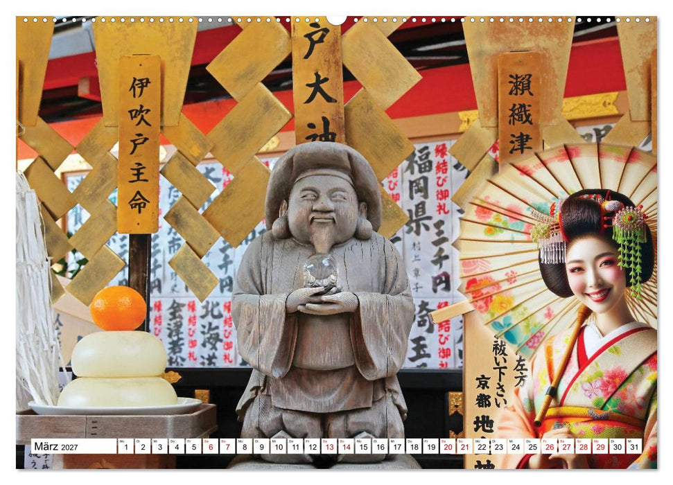 Farbenfrohes Japan (CALVENDO Wandkalender 2027)