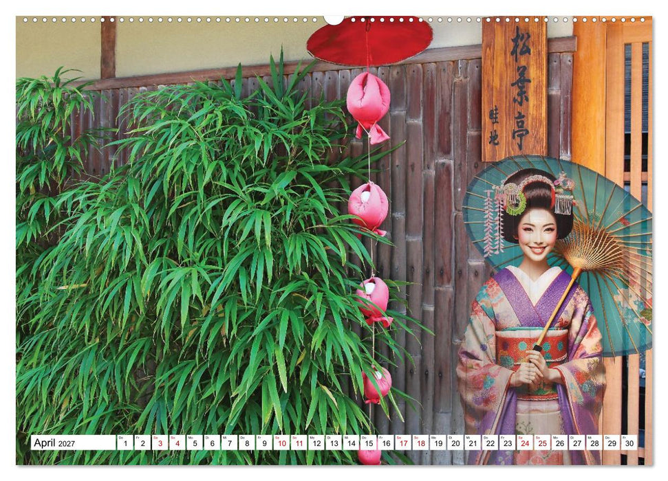 Farbenfrohes Japan (CALVENDO Wandkalender 2027)
