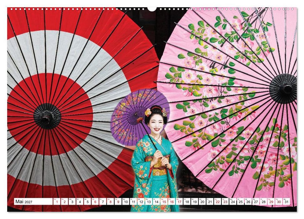 Farbenfrohes Japan (CALVENDO Wandkalender 2027)