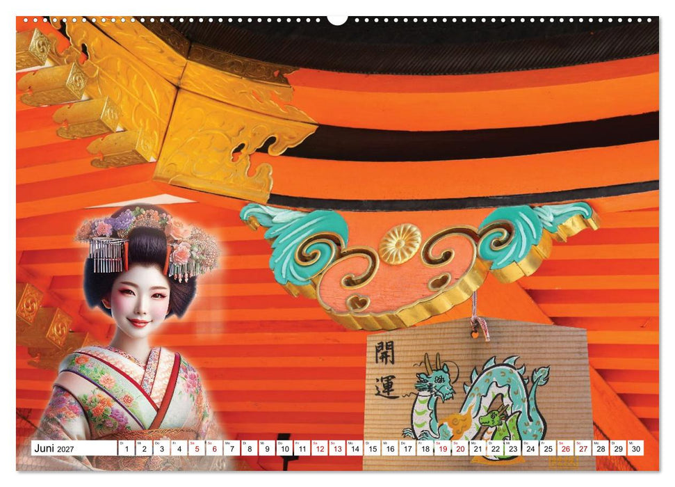 Farbenfrohes Japan (CALVENDO Wandkalender 2027)