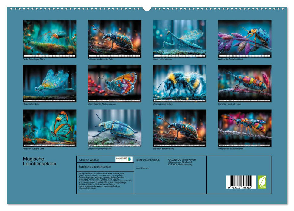 Magische Leuchtinsekten (CALVENDO Premium Wandkalender 2027)