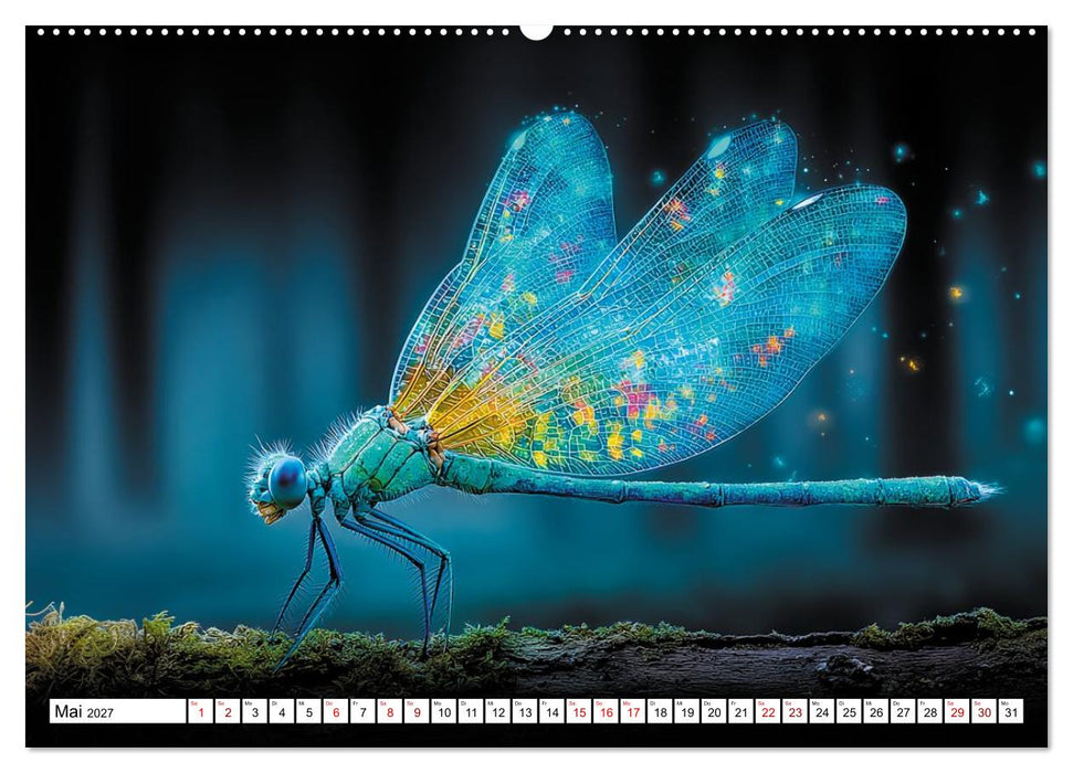 Magische Leuchtinsekten (CALVENDO Premium Wandkalender 2027)