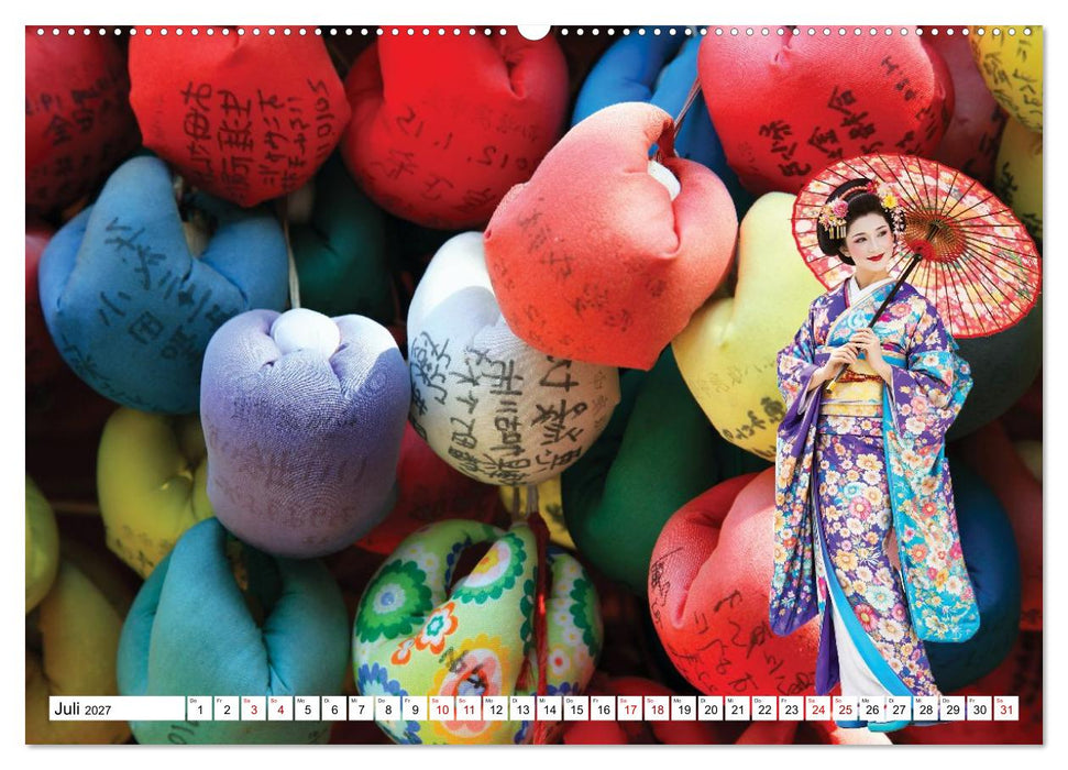Farbenfrohes Japan (CALVENDO Premium Wandkalender 2027)