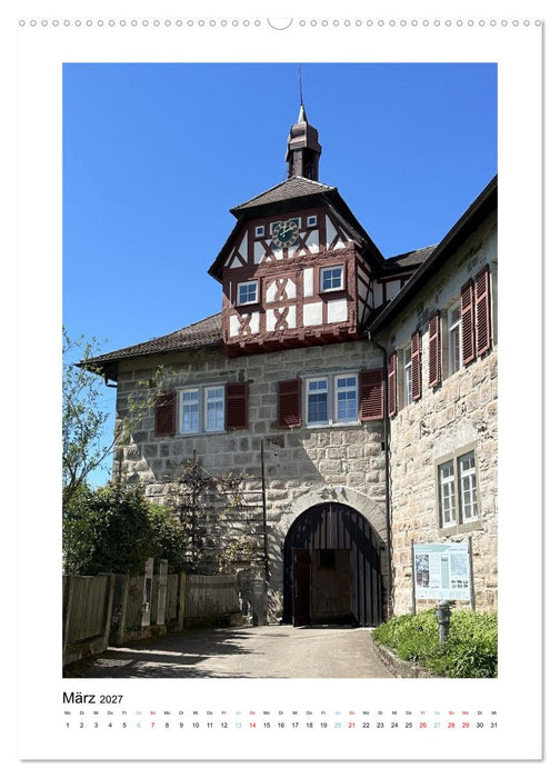 Unterwegs in und um Backnang (CALVENDO Premium Wandkalender 2027)
