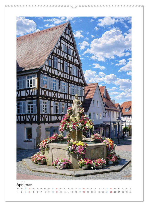 Unterwegs in und um Backnang (CALVENDO Premium Wandkalender 2027)