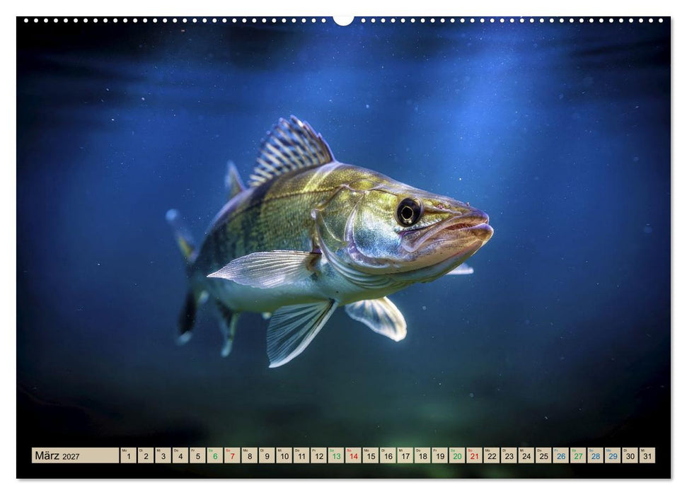Zander im See (CALVENDO Premium Wandkalender 2027)