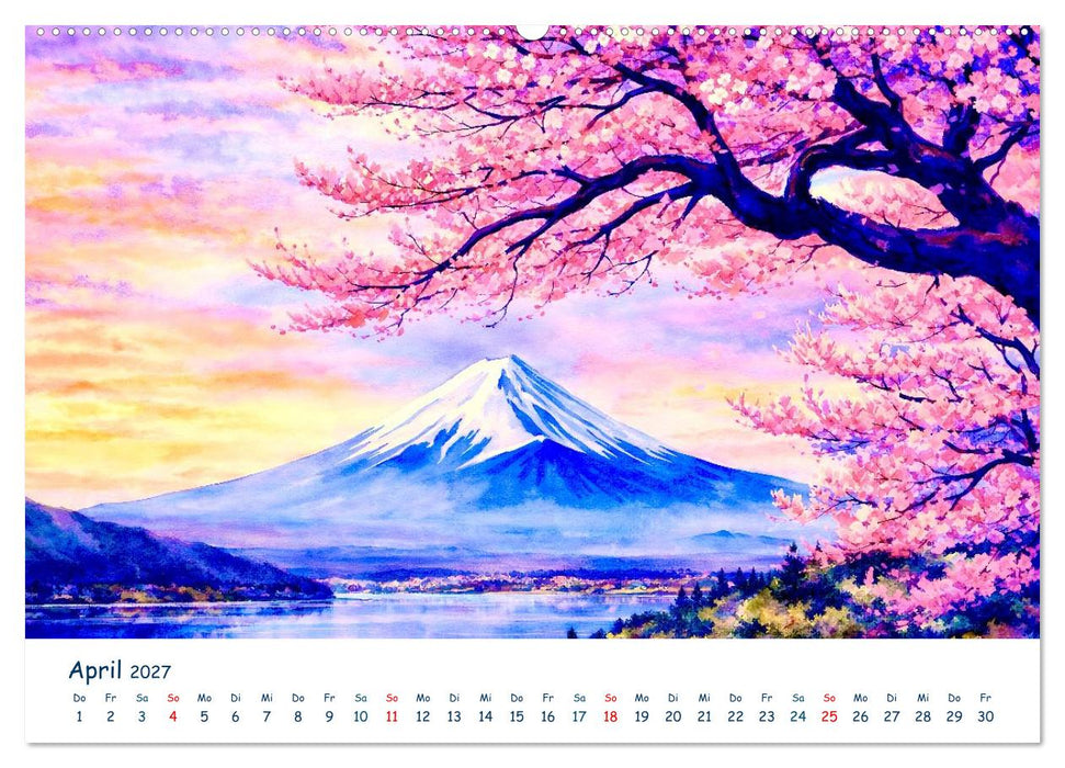 Reiseträume Traumreisen. Die schönsten Reiseziele der Welt in Watercolor (CALVENDO Wandkalender 2027)