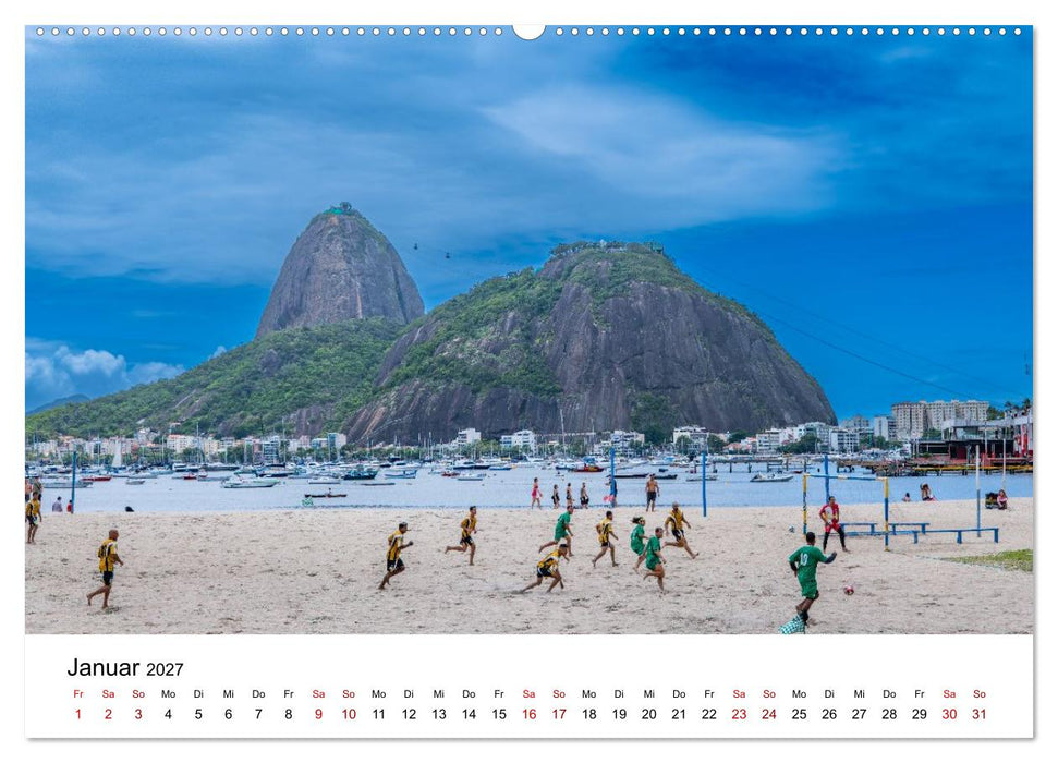 Rio de Janeiro - Kontraste. Farben. Licht (CALVENDO Wandkalender 2027)