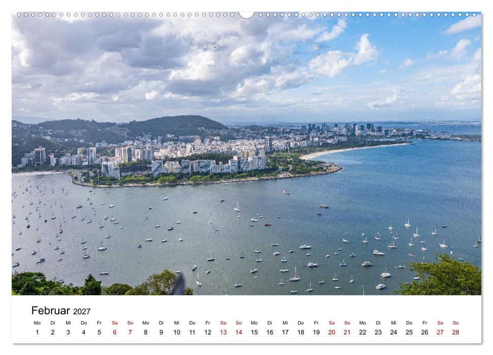 Rio de Janeiro - Kontraste. Farben. Licht (CALVENDO Wandkalender 2027)