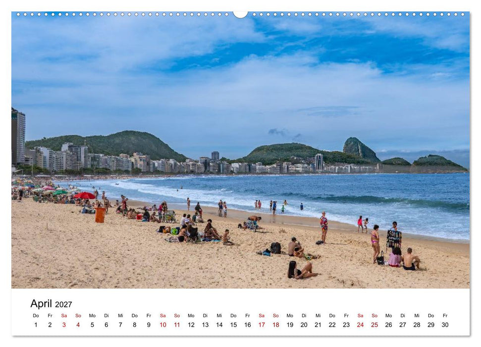 Rio de Janeiro - Kontraste. Farben. Licht (CALVENDO Wandkalender 2027)