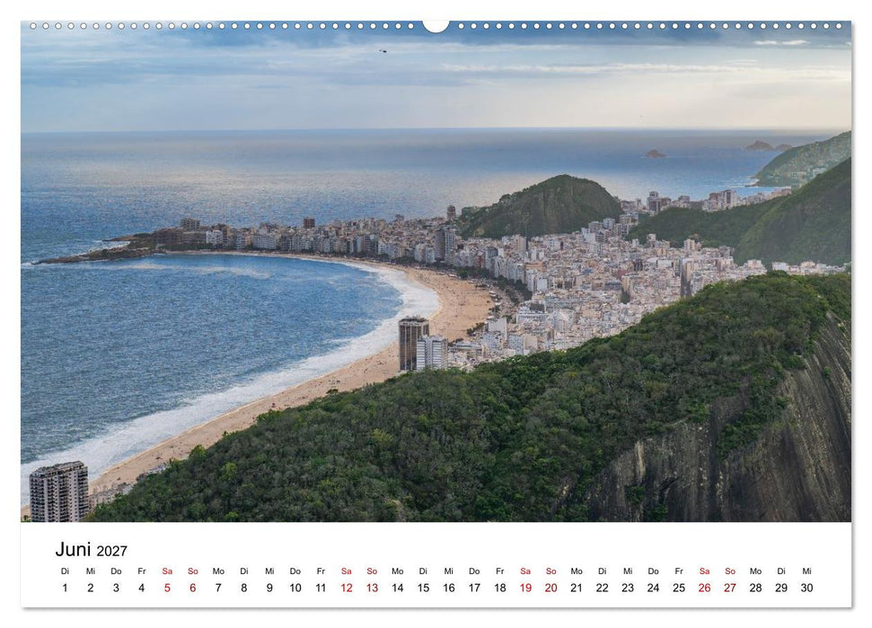 Rio de Janeiro - Kontraste. Farben. Licht (CALVENDO Premium Wandkalender 2027)