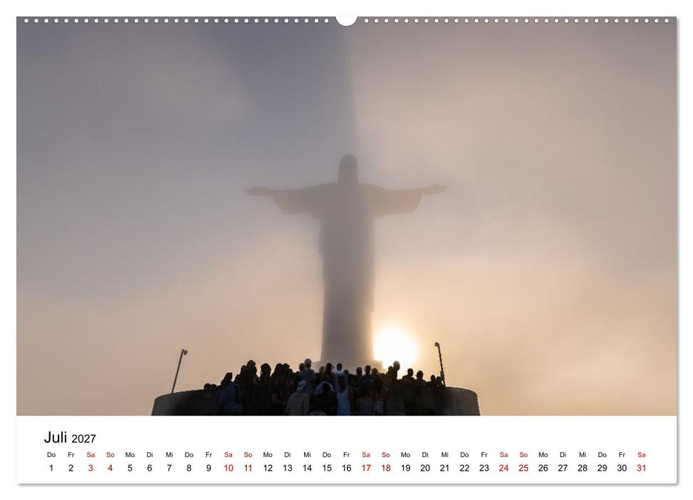 Rio de Janeiro - Kontraste. Farben. Licht (CALVENDO Premium Wandkalender 2027)