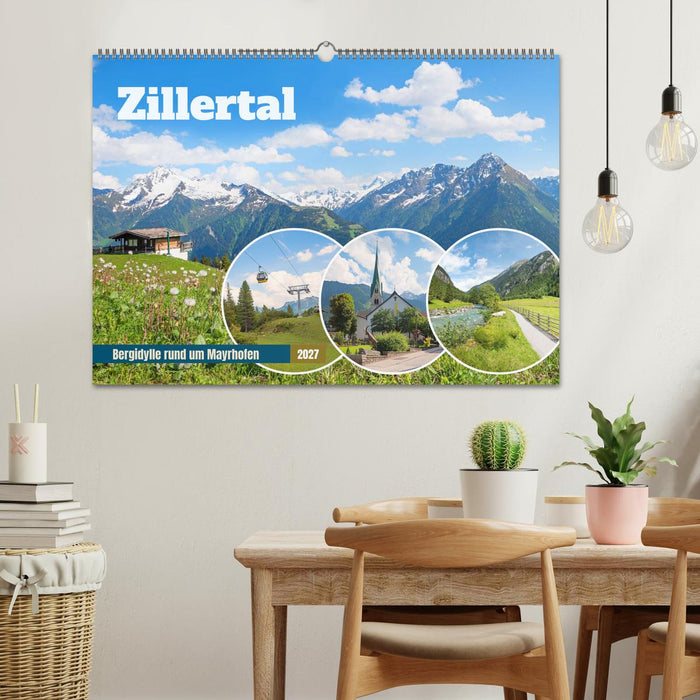 Zillertal - Bergidylle rund um Mayrhofen 2027 (CALVENDO Wandkalender 2027)