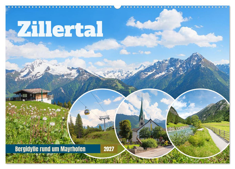Zillertal - Bergidylle rund um Mayrhofen 2027 (CALVENDO Wandkalender 2027)