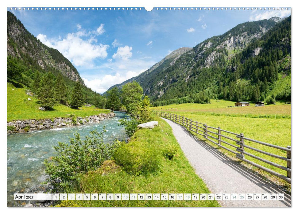 Zillertal - Bergidylle rund um Mayrhofen 2027 (CALVENDO Wandkalender 2027)