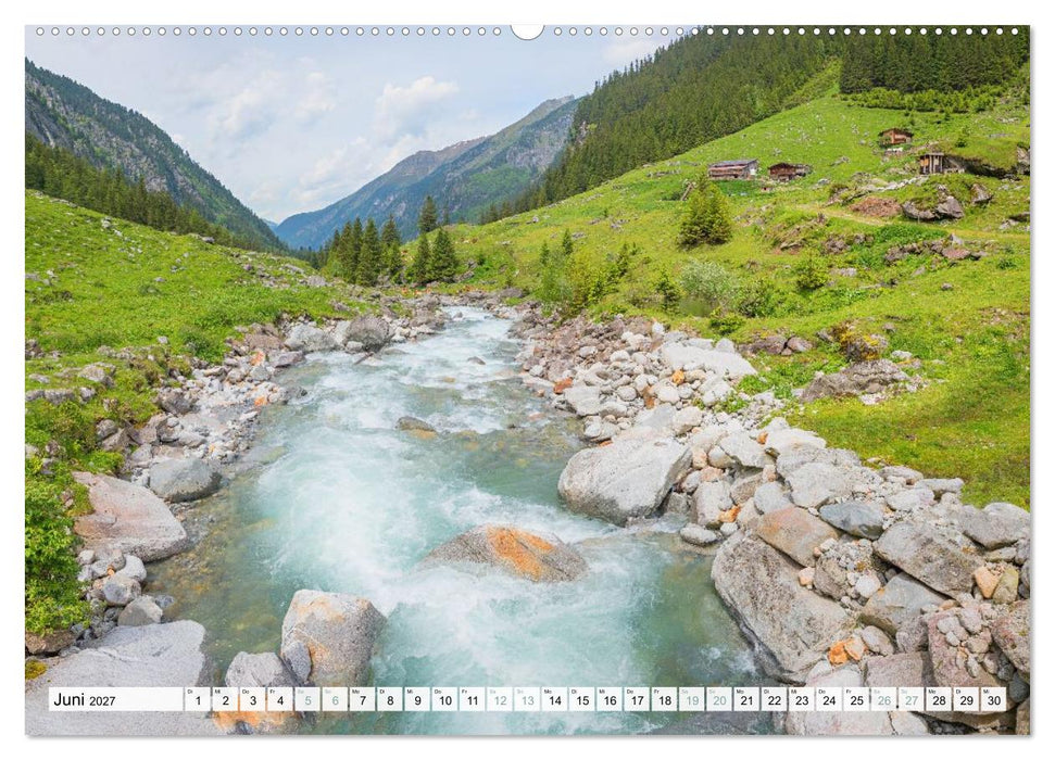Zillertal - Bergidylle rund um Mayrhofen 2027 (CALVENDO Wandkalender 2027)