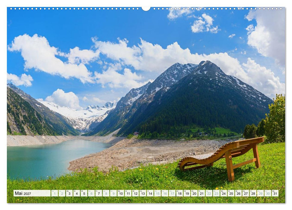 Zillertal - Bergidylle rund um Mayrhofen 2027 (CALVENDO Premium Wandkalender 2027)