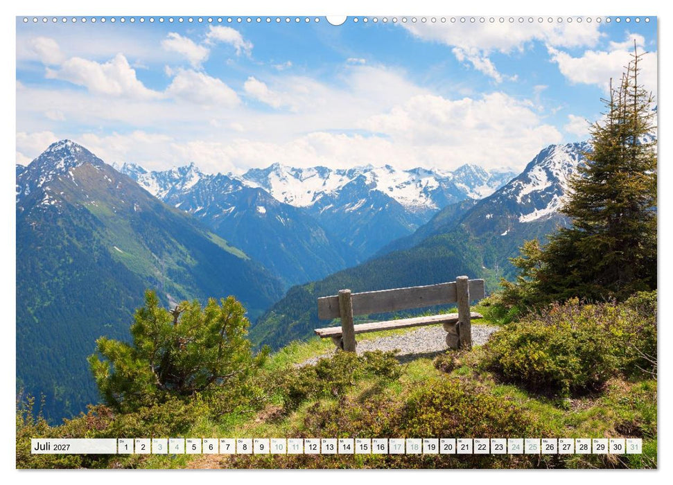 Zillertal - Bergidylle rund um Mayrhofen 2027 (CALVENDO Premium Wandkalender 2027)