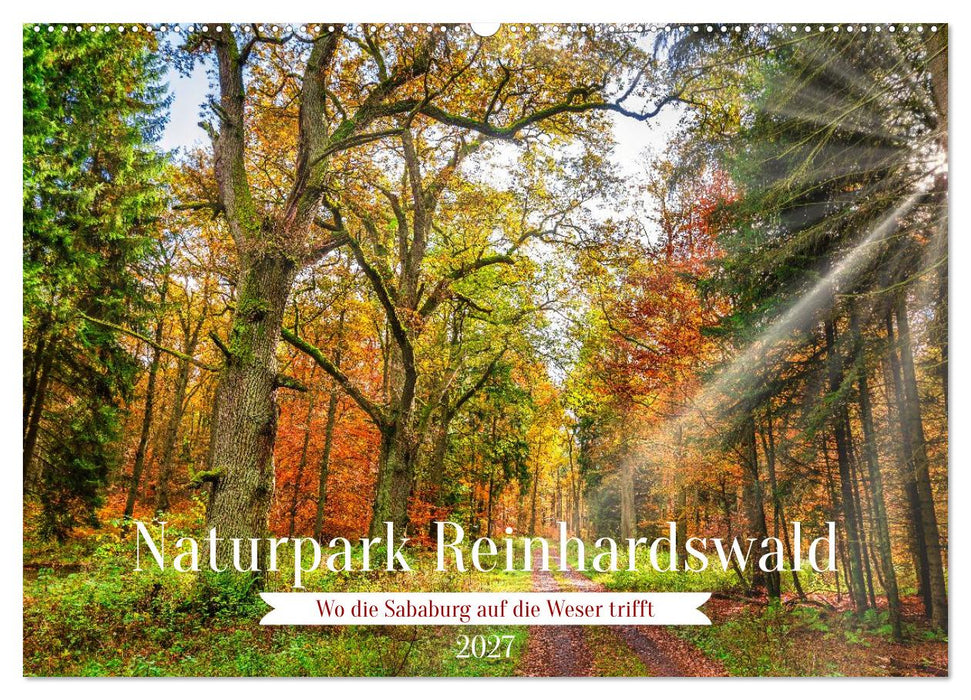 Naturpark Reinhardswald - Wo die Sababurg auf die Weser trifft (CALVENDO Wandkalender 2027)