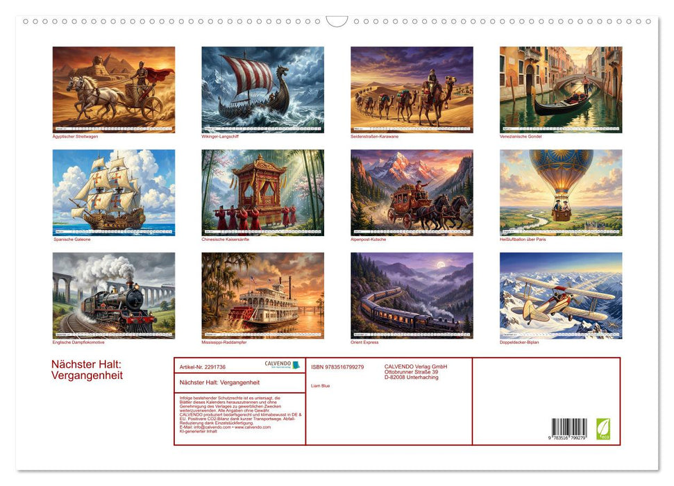 Nächster Halt: Vergangenheit (CALVENDO Wandkalender 2027)