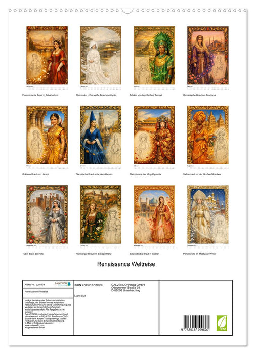 Renaissance Weltreise (CALVENDO Premium Wandkalender 2027)