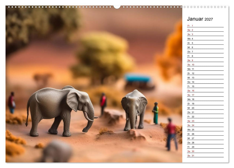 Miniatur Weltreise (CALVENDO Wandkalender 2027)