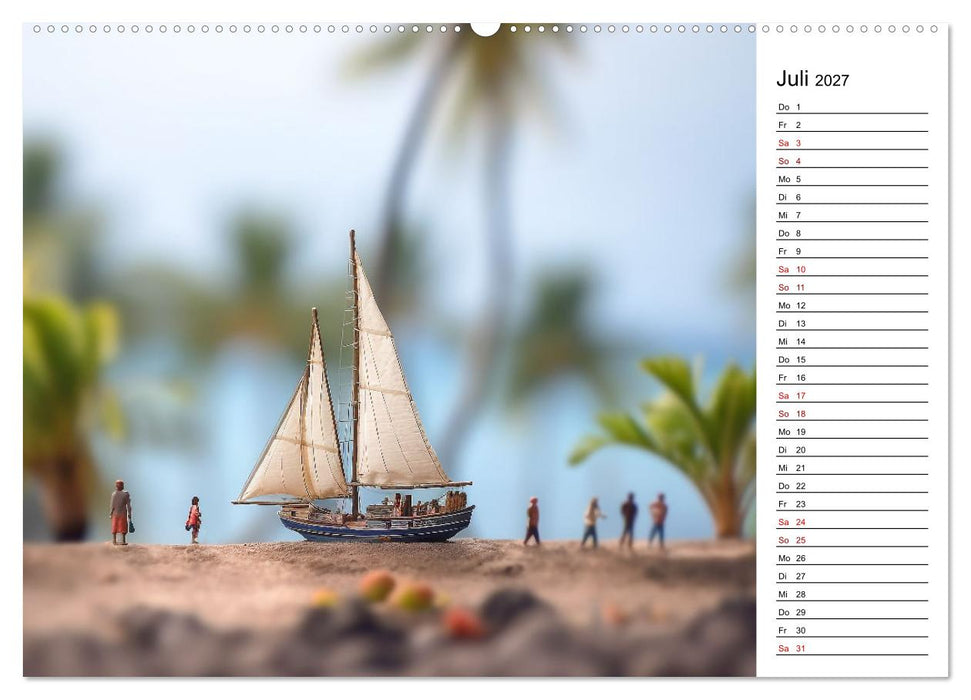 Miniatur Weltreise (CALVENDO Premium Wandkalender 2027)