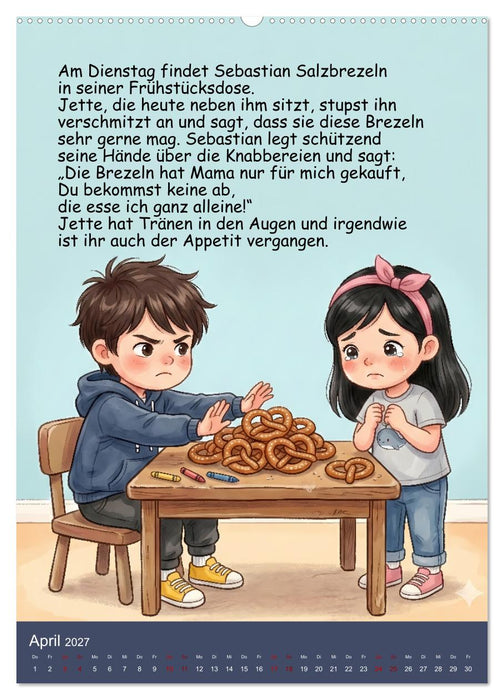 Sebastian - der nicht teilen wollte (CALVENDO Wandkalender 2027)