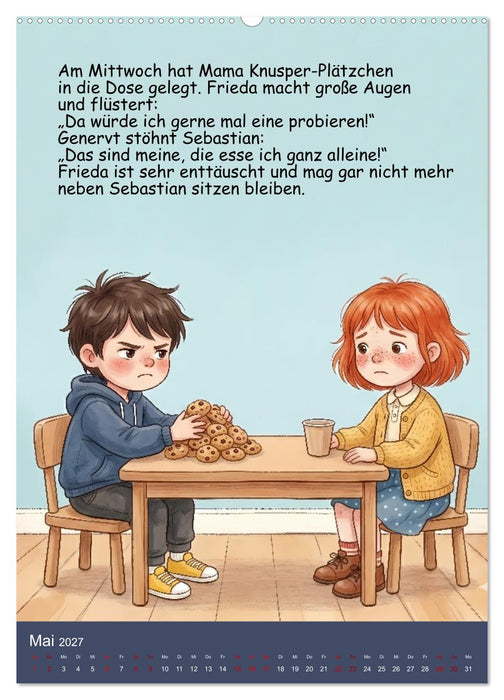 Sebastian - der nicht teilen wollte (CALVENDO Wandkalender 2027)